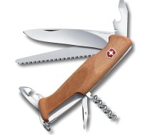 Victorinox Ranger Wood 55 kabatas nazis / pildspalvains nazis (10 funkcijas, ieskaitot bloķēšanas asmeni un skrūvgriezi)