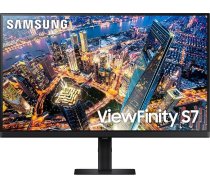 Samsung monitors ViewFinity S7 S27D702 Plakanais 27" 3840 x 2160 UHD 4K HDR10 60Hz 5ms HDMI Display Port Audio ievade Pip PBP Viegla uzstādīšana