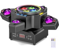 150 W pārvietojamās galvas LED ar tālvadības pulti RGBW disko gaisma Party Light ar 4 gaismas rokām priekšējais lukturis DJ bāra dzimšanas dienas diskotēkai kāzu ballītei skatuves gaisma