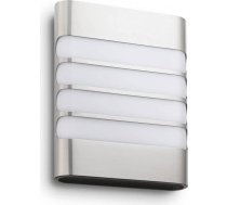 Philips Raccoon LED āra sienas lampa, 30 W, nerūsējošais tērauds