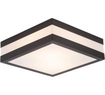 BRILLIANT Matteo griestu lampa E27 40 W - LED āra lampa antracīta baltā krāsā - Sienas lampa izmantošanai ārpus telpām - LED lampa ar aizsardzību pret šļakatām