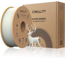 Creality oficiālais Hyper PLA filaments, 3D printeru filaments ātrdarbīgai drukāšanai, izturīgs un izturīgs, gluds, ar pārkares īpašībām, izmēru precizitāte +/-0,03 mm, 1 kg/masa, balts, 1 kg