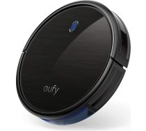 eufy RoboVac 11S (Slim) robotizētais putekļsūcējs ar BoostIQ, īpaši plāns, ar spēcīgu 1300Pa sūkšanas jaudu, ar zemu trokšņu līmeni, pašuzlādējošs robotizētais putekļsūcējs, cietām grīdām un vidēji augstiem paklājiem (melns)