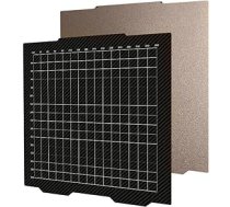 3D printera veidojošā plāksne, 365 x 365 mm, abpusēja PET oglekļa šķiedras + PEI pulvera tērauda plāksne Prusa XL 3D printera piederumiem