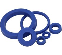 Hardware-Zubehör 120/125 x 130/135/150 5/8/9/9/10/12/13/15/16 Achse PU blau Kolbenstange U/YO Dichtung, Rillendichtung, mechanisches Hydrauliköl (3 Stück, UN125 x 135 x 12)