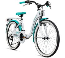 Bergsteiger Atlantis 20, 24 collu bērnu velosipēds, piemērots 6,7, 8, 9, 10 un 11 gadus veciem bērniem, atbilst StVZO prasībām, pārnesumi, meiteņu velosipēds ar dinamo lukturi