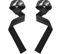 Svarcelšanas jostas ar marmora faktūru, 66 cm, neoprēns, polsterētas plaukstas siksnas svarcelšanai, kultūrismam, spēka treniņiem, melnā/baltā krāsā