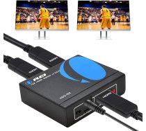 OREI 4K 1 in 2 Out HDMI sadalītājs Ultra HD 4K @ 30Hz 1x2V 1.4 HDCP, Power HDMI atbalsta 3D Full HD 1080P Xbox, PS4 PS3 Fire Stick Blu Ray Apple TV HDTV - adapteris iekļauts komplektā