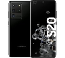 Samsung Galaxy S20 Ultra 5G viedtālruņa komplekts (17,44 cm), 128 GB iekšējās atmiņas, 12 GB RAM, hibrīda SIM karte, Android) -, kosmētiski melns