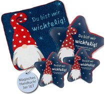 kda Magic Wash Cloth Gnome - Magic Towel Magic Towel Reusable Winter Christmas Gift Idea Suvenīru dāvana Bērnu Adventes kalendārs Santa Christmas (3)