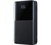 Powerbank 10000mAh 22,5W USB-A USB-C ar displeju JR-QP191 Mini - melns