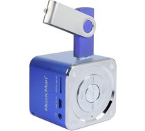 Technaxx Mini Musicman 3 W Blue - pārnēsājamie skaļruņi (1 ceļa, 3 W, 150 - 18000 Hz, 4 Ω, 10%, vadu)