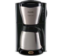 Philips HD7546 / 20 Gaia filtrēšanas kafijas automāts ar termo krūzi, melns / metāls