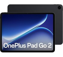 OnePlus Pad Go 2 LTE 5G 12,1 collu planšetdators, 256 GB atmiņa, 8 GB atmiņas, 10 050 mAh akumulators, 120 Hz 2.8K 7:5 displejs, Wi-Fi 6, AI funkcijas, atbalsta 33 W SuperVOOC ātro uzlādi, ēnu melns