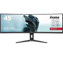 iiyama G-Master Red Eagle GCB4580DQSN-B1 izliekts 113 cm 45 collu VA LED DQHD 165 Hz HDMI DP USB 3.2 USB-C Dock 0.8ms 90 W RJ45 (LAN) KVM slēdzis HDR400 Augstuma regulēšana FreeSync melns
