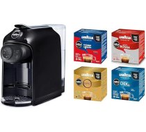 Lavazza, A Modo Mio Idola Nera kafijas automāts ar 64 dažādām kapsulām, kompakts un kluss espresso automāts, 1500 W, 220-240 V, 50/60 Hz, maksimālā ietilpība 1,1 litrs ūdens