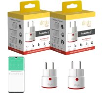 Konyks Priska Max 3 FR rozete - WiFi + BT, uzlabotas funkcijas V3, 16 A, patēriņa mērītājs, saderīga ar Alexa un Google Home & Tuya, 2 gab. komplektā