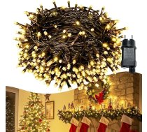 Pasaku gaisma āra un iekštelpu apgaismojumam, 100 m 1000 LED gaismas diodes, IP44 ūdensizturīga, 8 apgaismojuma režīmi - dārza, balkona, kāzu, Ziemassvētku un dzīvojamo istabu dekorēšanai