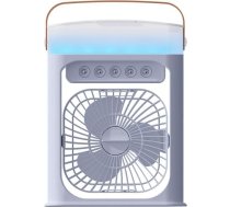Mobilais gaisa kondicionieris, klusais portatīvais gaisa kondicionieris, gaisa dzesētājs ar ventilatora līmeņiem, taimeris, liela tilpuma ūdens tvertne, gaisa kondicionieris guļamistabai, birojam (gaiši pelēks)
