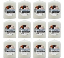 Taco Sweet Coconut Scented Candles Large XL 70 x 57 mm - 12 vienību komplekts, aromātiskās sveces - liels ilgums un maigs citrusaugļu aromāts - 22-24 stundu ilgums - aromterapija ar svecēm