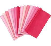 PATIKIL Baumwollstoff-Set 14 Stück 50 x 50 cm Vorgefertigte Quadrate Einfarbig Zum Nähen Patchwork Quilten DIY Basteln Pink