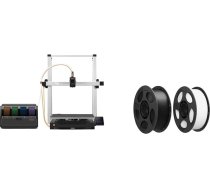 Anycubic Kobra 3 Max Combo 3D printeris daudzkrāsains un 2 kg PLA filamenta, žāvēšanas filaments drukāšanas laikā, komplekts