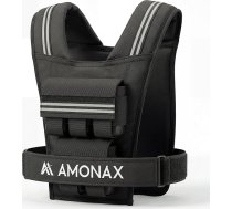 Amonax svara veste 10 kg/20 kg/30 kg, regulējama svara veste vīriešiem un sievietēm, svara vestes komplekts ar atstarotājiem spēka treniņiem, funkcionālajiem treniņiem un fitnesam mājās
