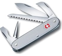 Victorinox 0.8150.26 "Swiss Army 7-Alox kabatas nazis, sudraba krāsā ar rievotu rokturi