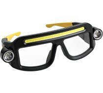 Galvas lampa, LED, ūdensizturīga, uzlādējama, ar brilles, LED brilles, lukturis, galvas lampa, āra aktivitātēm, naktī, riteņbraukšanai, kempingam, darbam, vīriešiem, mehāniķiem