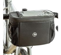 UBORSE stūres soma velosipēdam, 4 l, priekšējā ūdensizturīga velosipēda stūres soma ar somu skārienekrānam, izolēta bagāžnieka soma, velosipēdu piederumi MTB, šosejas velosipēdiem un ikdienas braucieniem
