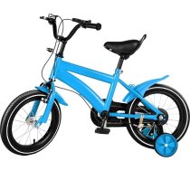 14 collu bērnu velosipēds, bērnu velosipēds ar atbalsta riteņiem no 3 gadu vecuma, bērnu velosipēdi zēniem un meitenēm, augstuma regulēšana