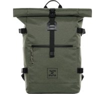 SONS OF ALOHA Kane Roll-Top Messenger mugursoma XL, liela izmēra – no pārstrādāta PET materiāla, ūdensatgrūdoša – pārgājienu mugursoma ar nodalījumu 15 collu klēpjdatoram, olīvu zaļā krāsā