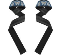 Svarcelšanas jostas ar paisleja rakstu, tauriņš – indigo – zelts, 66 cm, intensīvai treniņai, 2 gab. svarcelšanai, sporta zālei, stieņa celšanai, treniņam