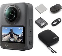 DJI Osmo 360 Standard Combo — 360 grādu kamera ar 1 collas sensoru, 8K 360° video ierakstīšanu, 120 MP panorāmas fotogrāfijām, 100 minūšu 8K ierakstīšanas laiku, ūdensizturīga, kompakta sporta un vlogu kamera ceļojumiem un sportam