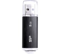 Atmiņas zibatmiņas disks ultima u02 8gb usb 2.0 melns (sp008gbuf2u02v1k)