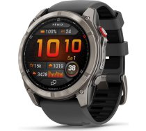Garmin Pulksteņi fenix 8 pro safīra titāna, 51 mm, melni amoledi