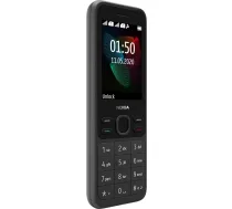Nokia 150 versija 2020 Funkciju tālrunis (2,4 collas, 4 MB iekšējā atmiņa (ar iespēju paplašināt līdz 32 GB, izmantojot MicroSD karti), 4 MB RAM, Dual SIM) Melns