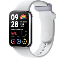 XIAOMI Smart Band 8 Pro Fitnesa trenažieris, 1,74 collu AMOLED displejs, līdz 20 dienu akumulators, 5ATM, SpO2 izsekošana, miega un pulsa monitorings, 150+ treniņu režīmi, pedometrs, sudraba/pelēks