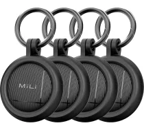 MiLi LiTag Smart Tracker, Atslēgu meklētājs, saderīgs ar Apple "Kur ir?" un Android "Atrast ierīci", tāda paša izmēra kā AirTag, pret nozaudēšanu paredzēta atslēgu, maka, bagāžas birka