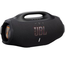 JBL Boombox 4 portatīvais Bluetooth skaļrunis, JBL Pro Sound ar AI Sound Boost, IP68 ūdensizturīgs un putekļu izturīgs, līdz 34 stundām atskaņošanas, Auracast multi-speaker, 2 Bass Boost režīmi, melns