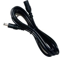 Sanhuii 1M DC spraudnis 2,5 mm x 5,5 mm DC vīriešu līdz sieviešu pagarinātāja strāvas adapteris 12V CCTV bezvadu IP kamera melns