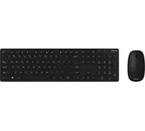 Bezvadu tastatūras un peles komplekts w5000 melns (90xb0430-bkm3k0)