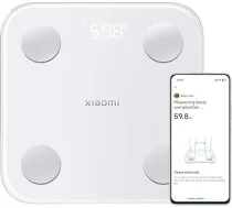 Xiaomi Mi Body Composition Scale S400 personīgie svari ar divfrekvenču mērījumiem, 25 veselības indikatoriem, līdz 150 kg un 100 g precizitāti