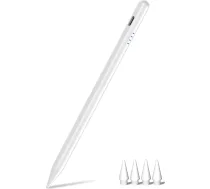 Pildspalva Apple iPad 2018-2026, 2X ātrās uzlādes, slīpuma jutība un plaukstas atmešanas funkcija, saderīga ar iPad A16 11/10/9/8/7/6, iPad Pro M5/M4/12.9"/11", Air M4/M3/M2/5/4/3, Mini 6/5