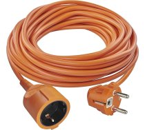 EMOS - IP20 pagarinātājs 20 m - 1 Schuko kontaktligzda - 230 V, 16 A, 3680 W - augstas kvalitātes PVC izolācija - H05VV-F3G 1,5 mm² - paaugstināta aizsardzība pret pieskārienu - lietošanai iekštelpās - oranžs