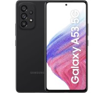 Samsung Galaxy A53 5G viedtālrunis Dual SIM Android mobilais tālrunis 6 GB RAM 128 GB atmiņa Awesome Black