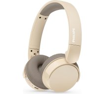 Philips TAH3209BG Leikter ohraufliegender kabelloser Bluetooth-Kopfhörer mit passiver Geräuschisolierung - 25 Stunden Spielzeit, deutliche Anrufe, dynamischer Bass, 2 Stunden USB-C-Laden - Beige
