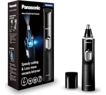 Panasonic ER-GN300 elastīgs deguna matiņu trimmeris deguna matiņiem, ausu matiņiem un uzacīm, sūkšanas funkcija