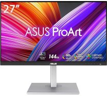 ASUS ProArt PA278CGV - 27 collu WQHD profesionāls monitors - 16:9 IPS, 2560 x 1440, 144 Hz - Ergonomisks, Pivot, Calman, High Colour Fidelity, DisplayHDR 400 - DisplayPort, HDMI, 90W USB-C, USB-C, USB-Hub, skaļrunis
