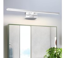 Homefire LED spoguļa gaisma Vannas istabas spoguļlampa -12 W vannas istabas sienas lampas 60 cm sienas lampa Vannas istabas ūdensizturīga IP44 sienas lampa Chrome moderna neitrāla balta 4000 K vannas istabas lampa pie sienas pagraba virtuves vannas i